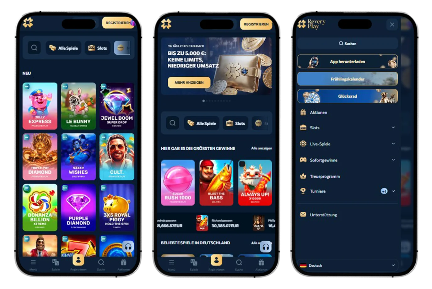Revery Play Casin app